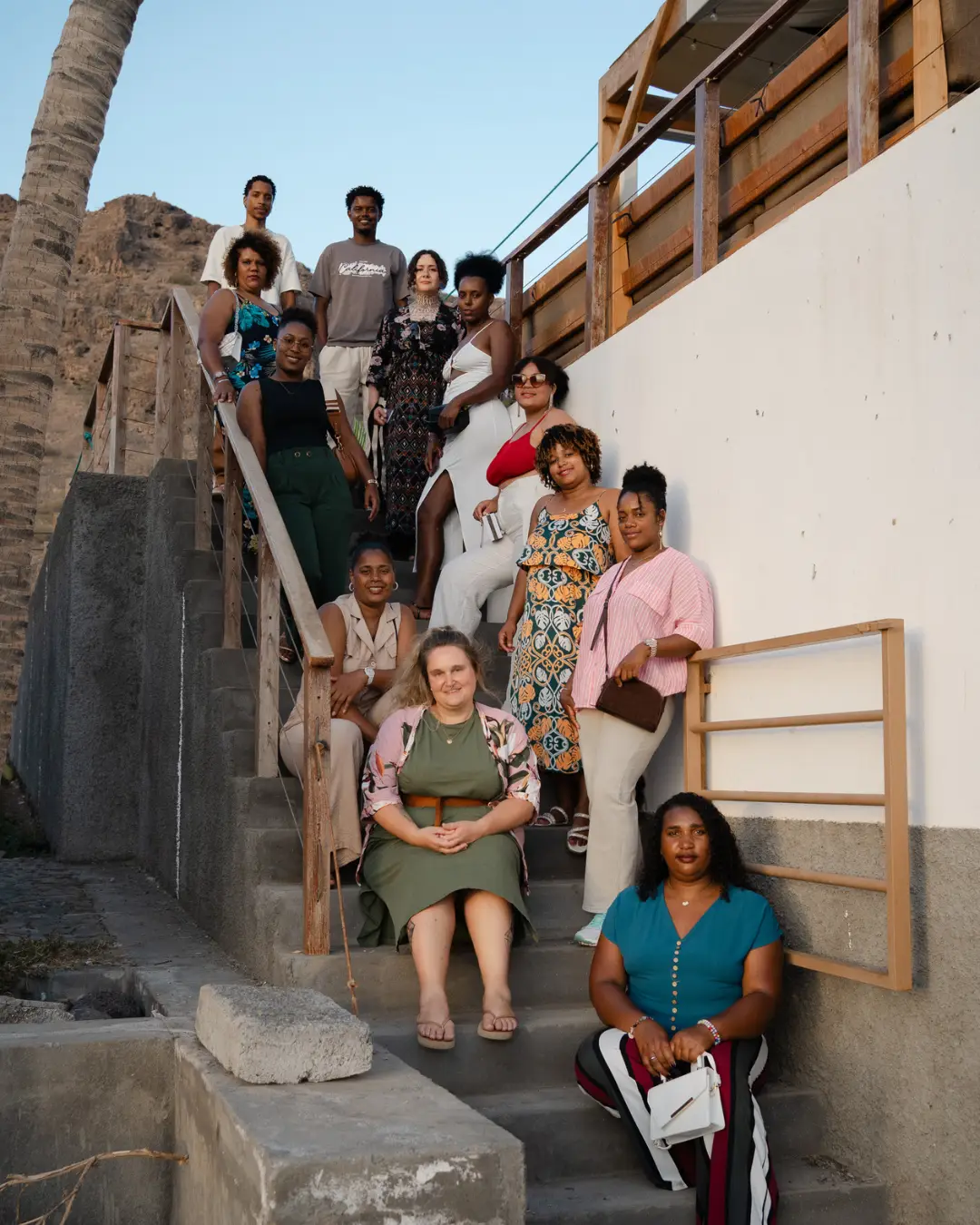 Hannelore and Ilton, the couple behind Kasa d'Vizin, in Eito, Santo Antão